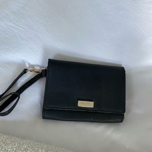 Kate Spade Black Wristlet